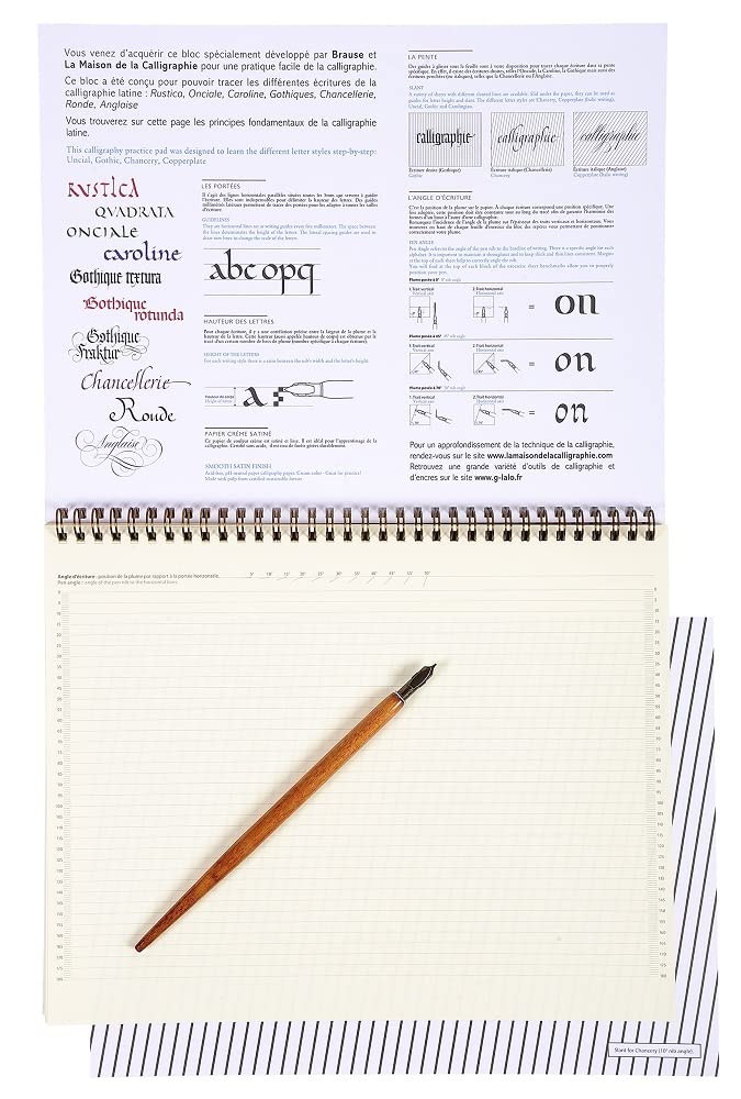 Brause Calligraphy Lined Practice Pad, A4 - Image 2